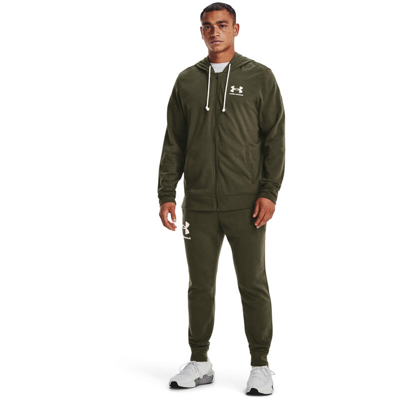 Pantalon Under Armour UA Rival Terry, Vert, Hommes