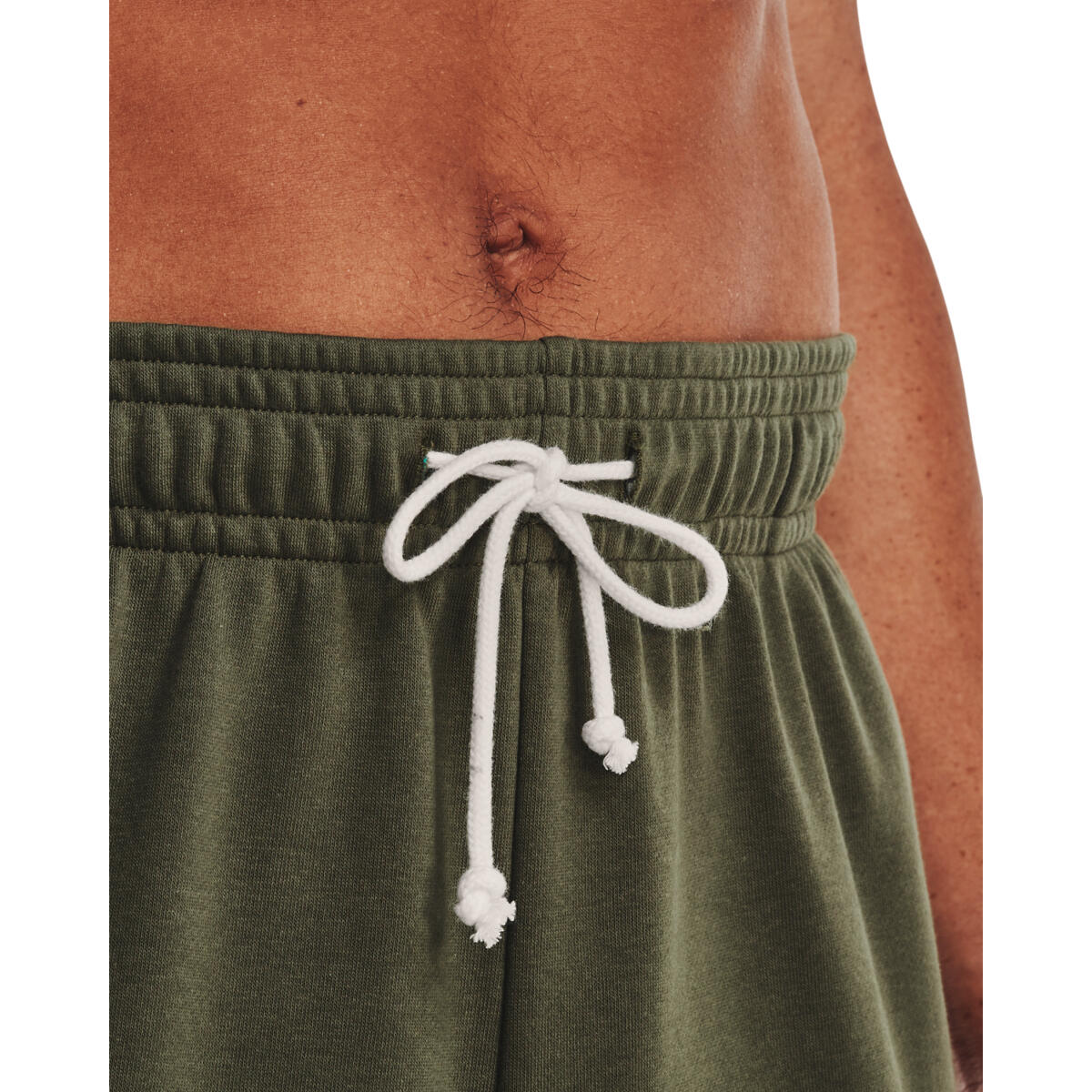 Shorts Under Armour UA Rival Terry, Vert, Hommes 4/5