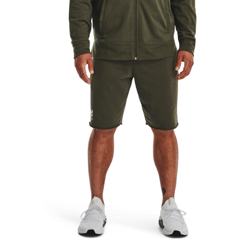 Bermudas Under Armour UA Rival Terry, Verde, Hombres