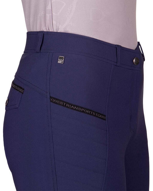 Pantaloni da equitazione da donna a media aderenza QHP Rylee 3/7