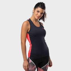 Camiseta de tirantes fitness SIROKO All Star Negro azulado Mujer