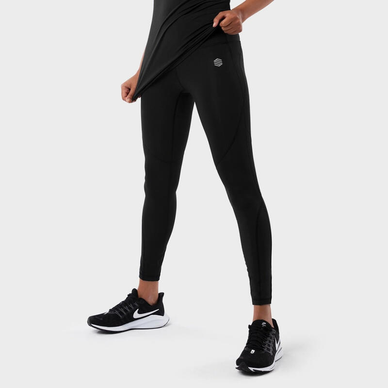 Mallas talle medio fitness SIROKO Future Fit Negro Mujer