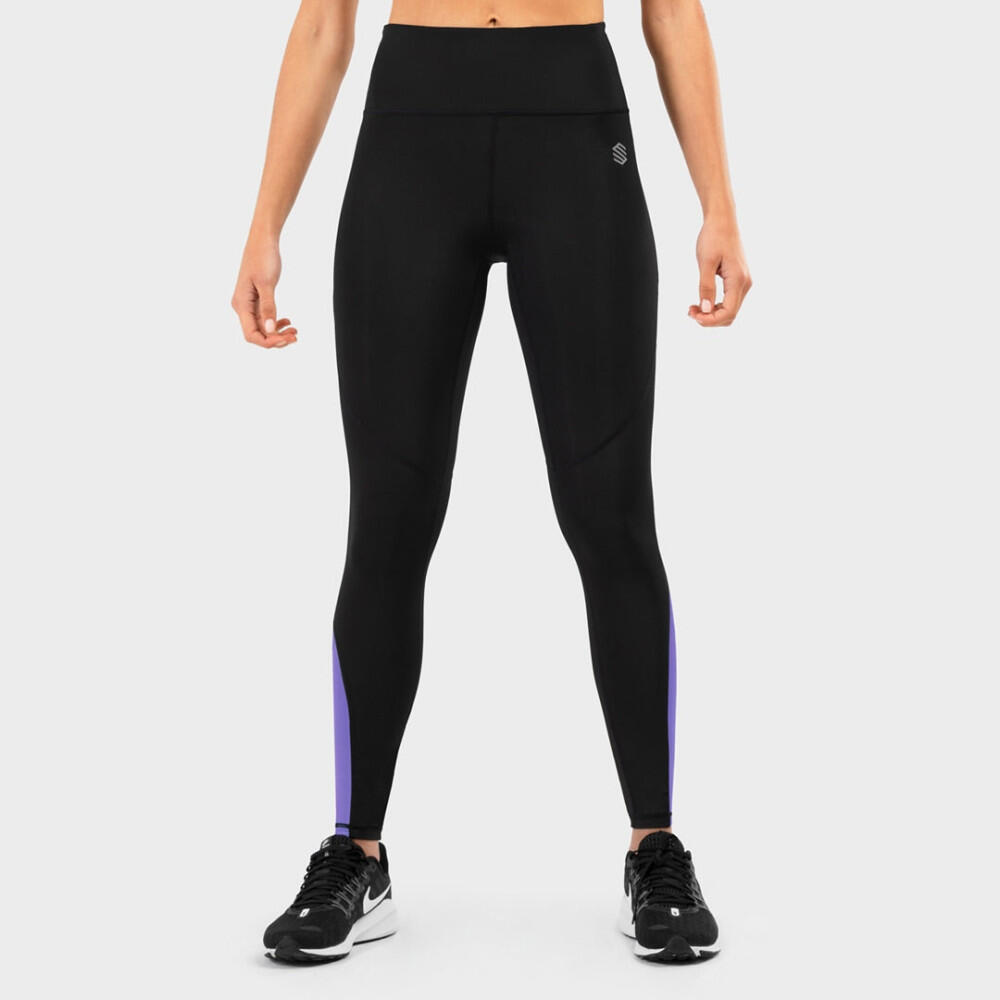 Siroko - Leggings Sport Taille Mi-haute - Legging - Bleu|noir - 36 Xs - Decathlon