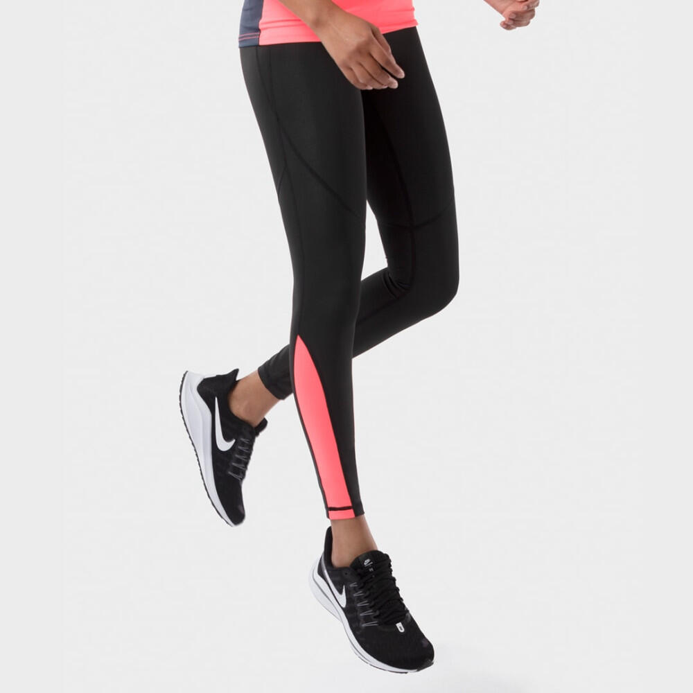 Leggings mid-rise da allenamento Fitness Donna Xtra SIROKO Nero 3/7