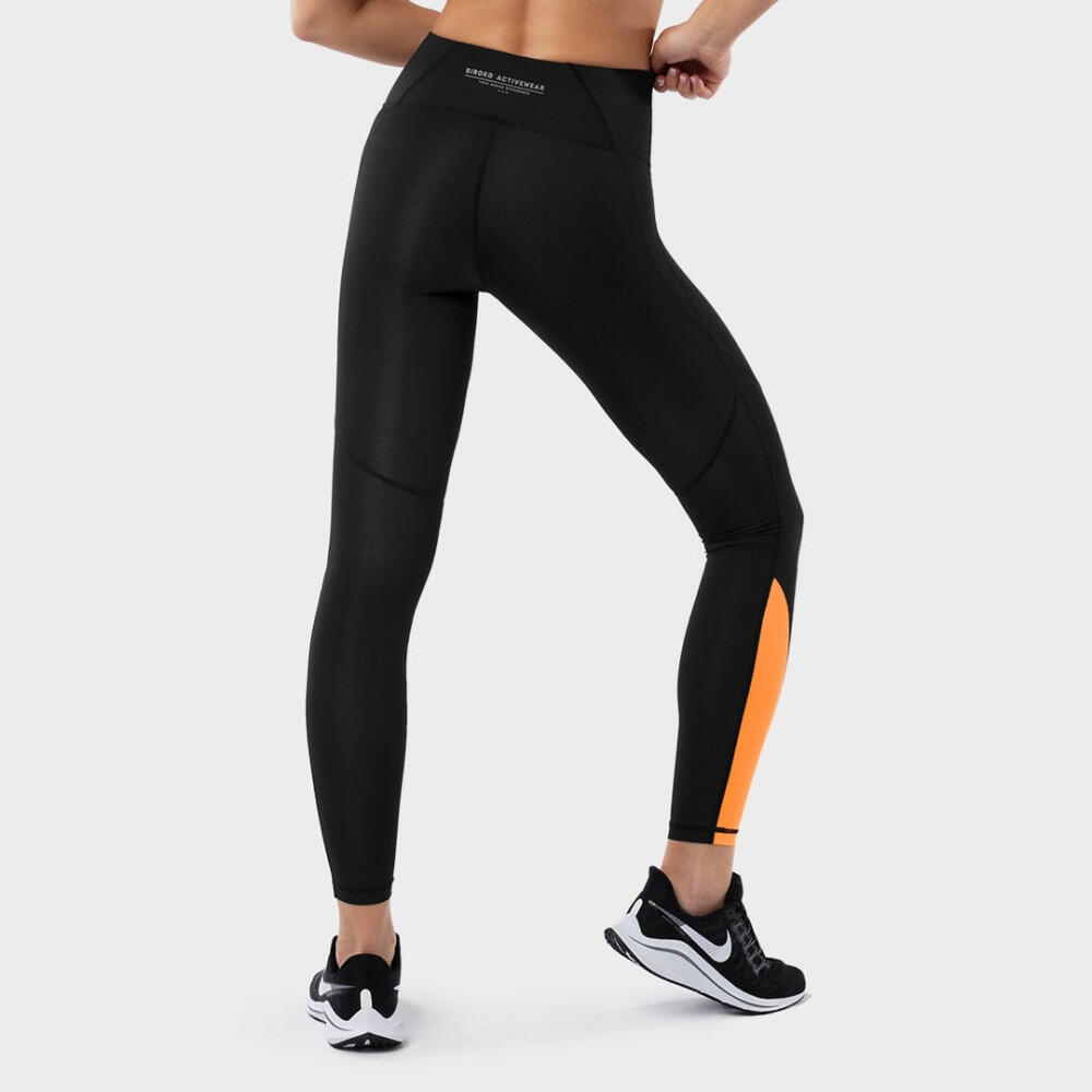 Leggings mid-rise da allenamento Fitness Donna Fit Max SIROKO Nero 2/7