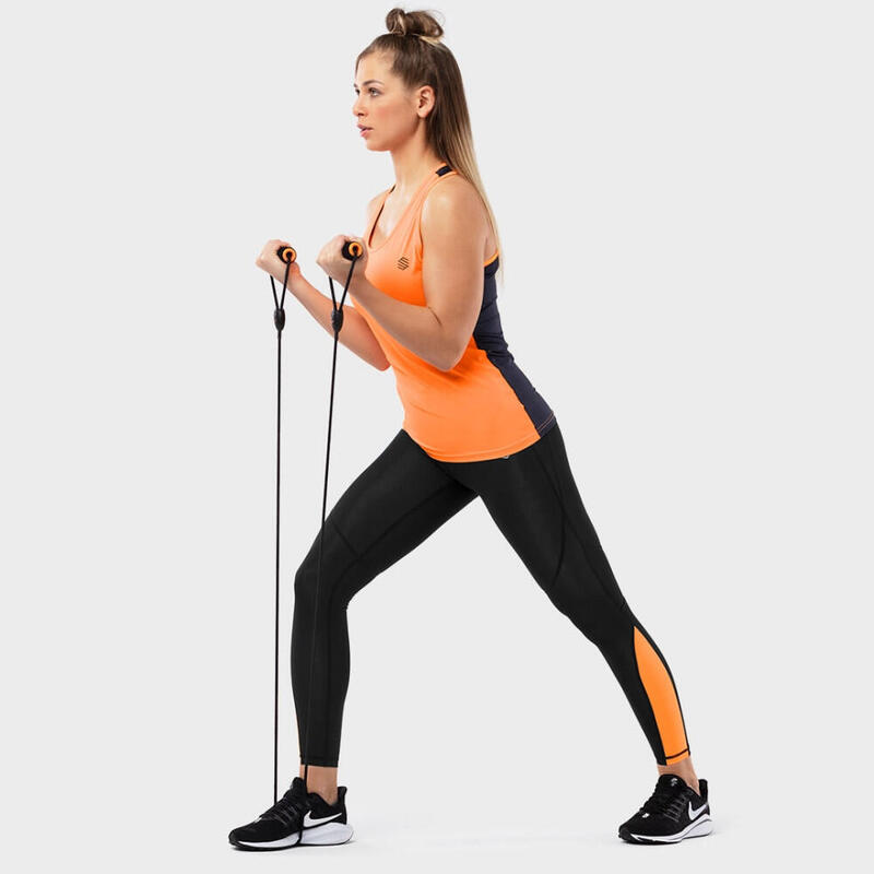Women Fitness Mid-rise workout leggings Fit Max SIROKO Black