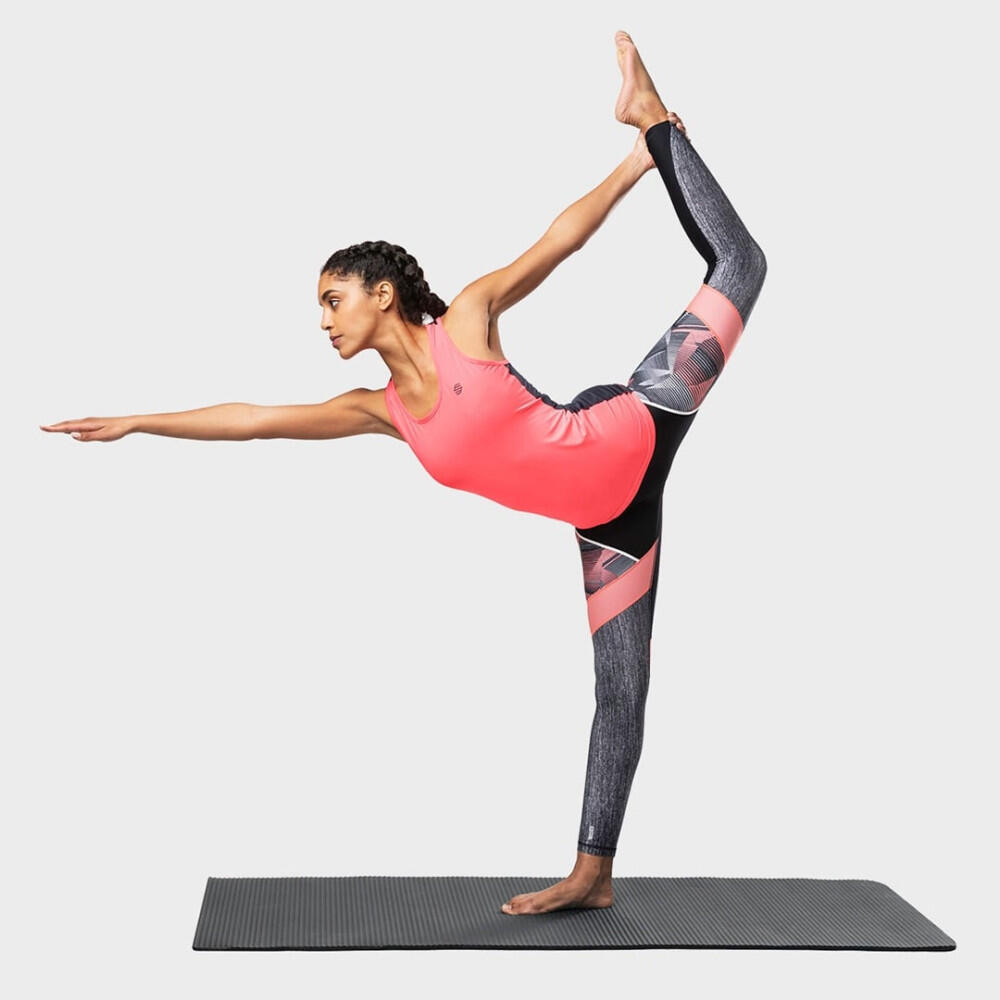 Canotta da donna Fitness Recovery SIROKO Rosa Flamingo 4/7