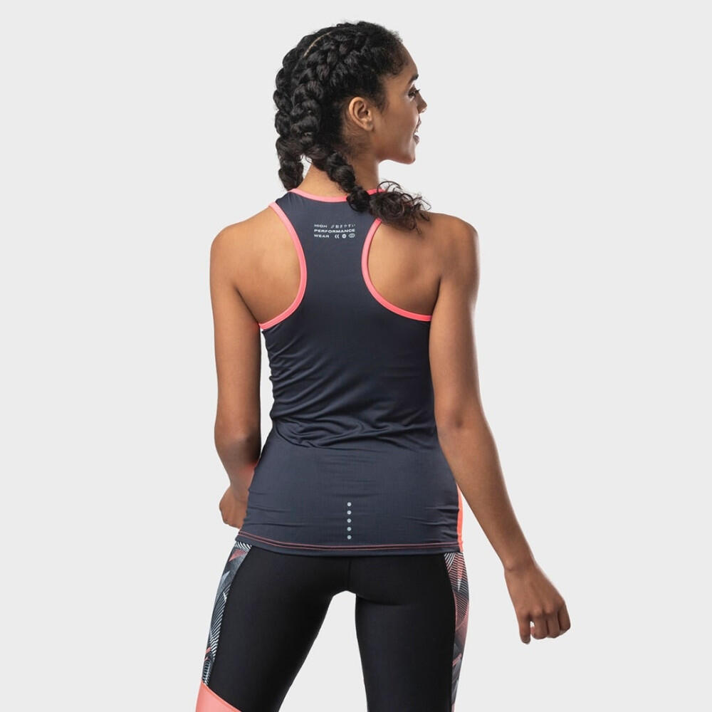 Canotta da donna Fitness Recovery SIROKO Rosa Flamingo 2/7