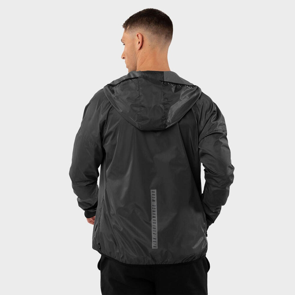 Men's Fitness Highlight windproof jacket Graphite Grey