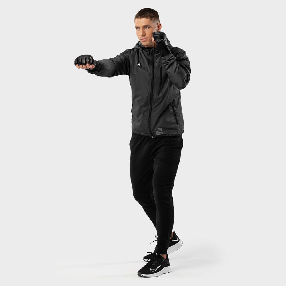 Men's Fitness Highlight windproof jacket Graphite Grey