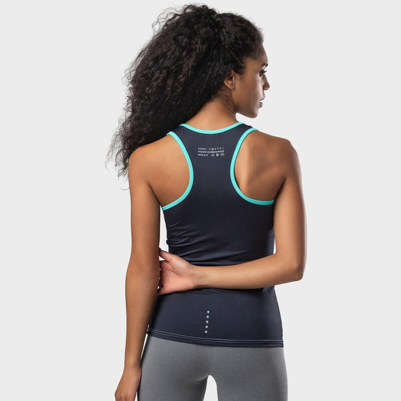 Damen Fitness tanktop für Intensity SIROKO Aqua Blue