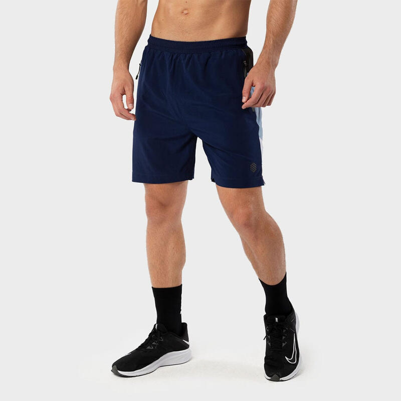 Heren Fitness Shorts X-Training SIROKO Marineblauw