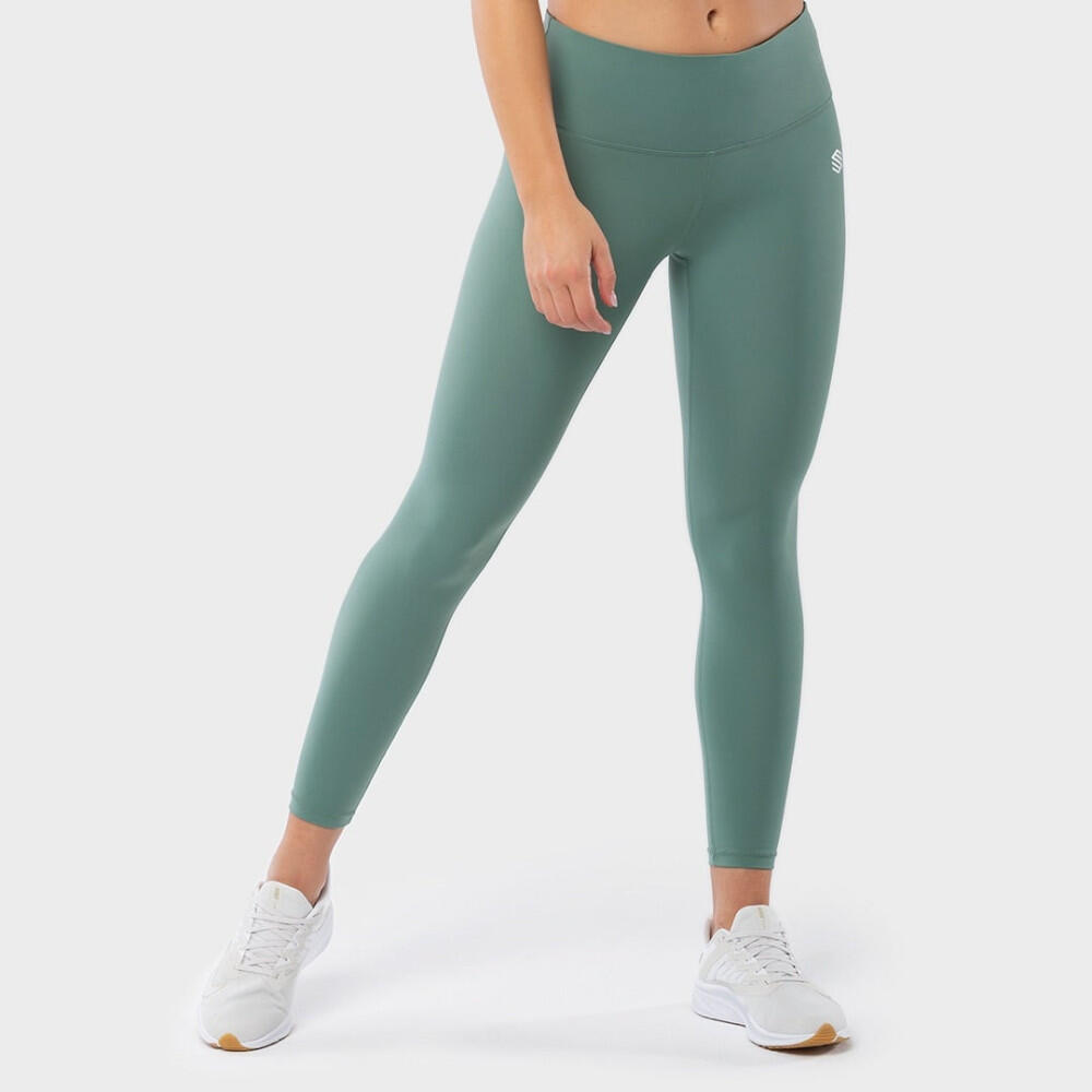 Women's fitness mid-rise leggings Complex Ash Green