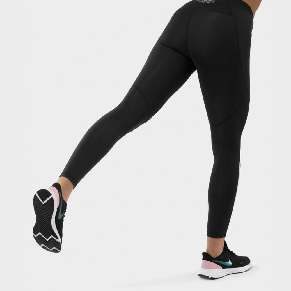 Mallas leggings deportivas de talle medio fitness Mujer Air Pro SIROKO Negro 2/7