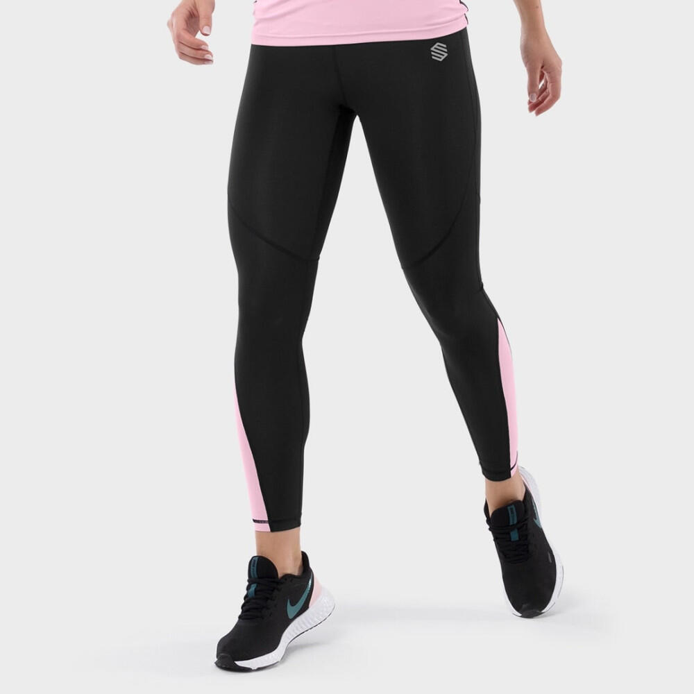 Siroko - Leggings Sport Taille Mi-haute Fitness Femme Air Pro Noir - Legging - Noir|rose - 40 M - Decathlon