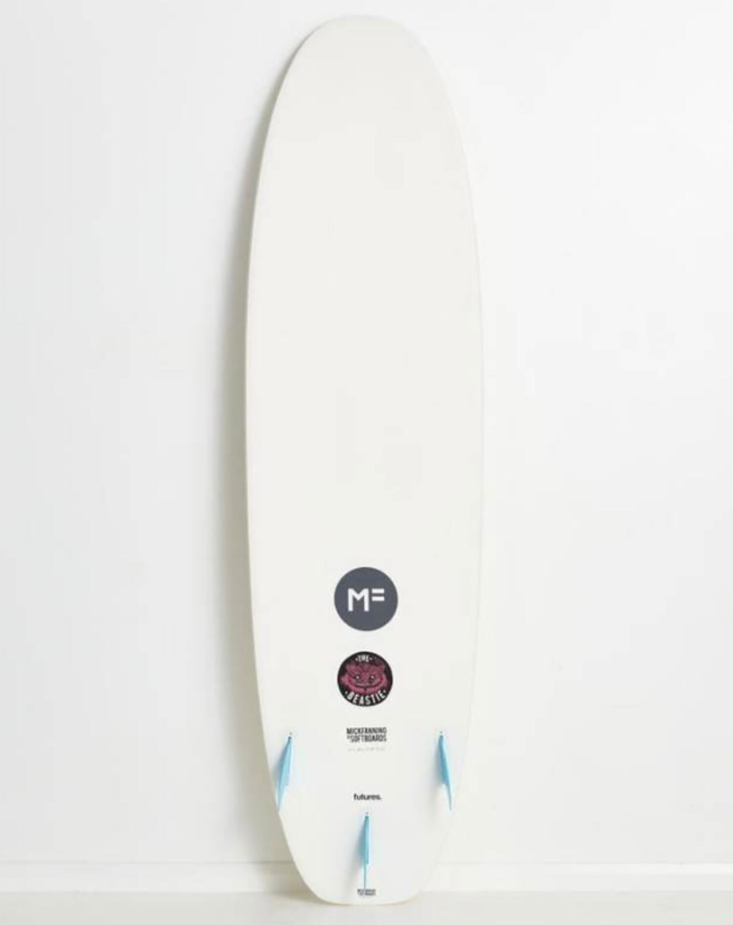 MF Beastie 6’0 Softboard- White 2/3