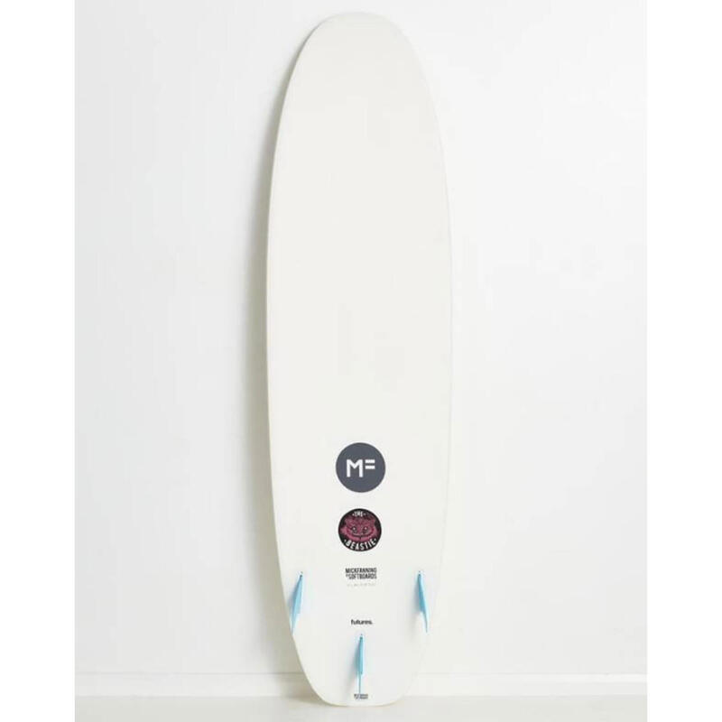 TABLA DE SURF  Softboard MF Beastie 6’0 - Blanco