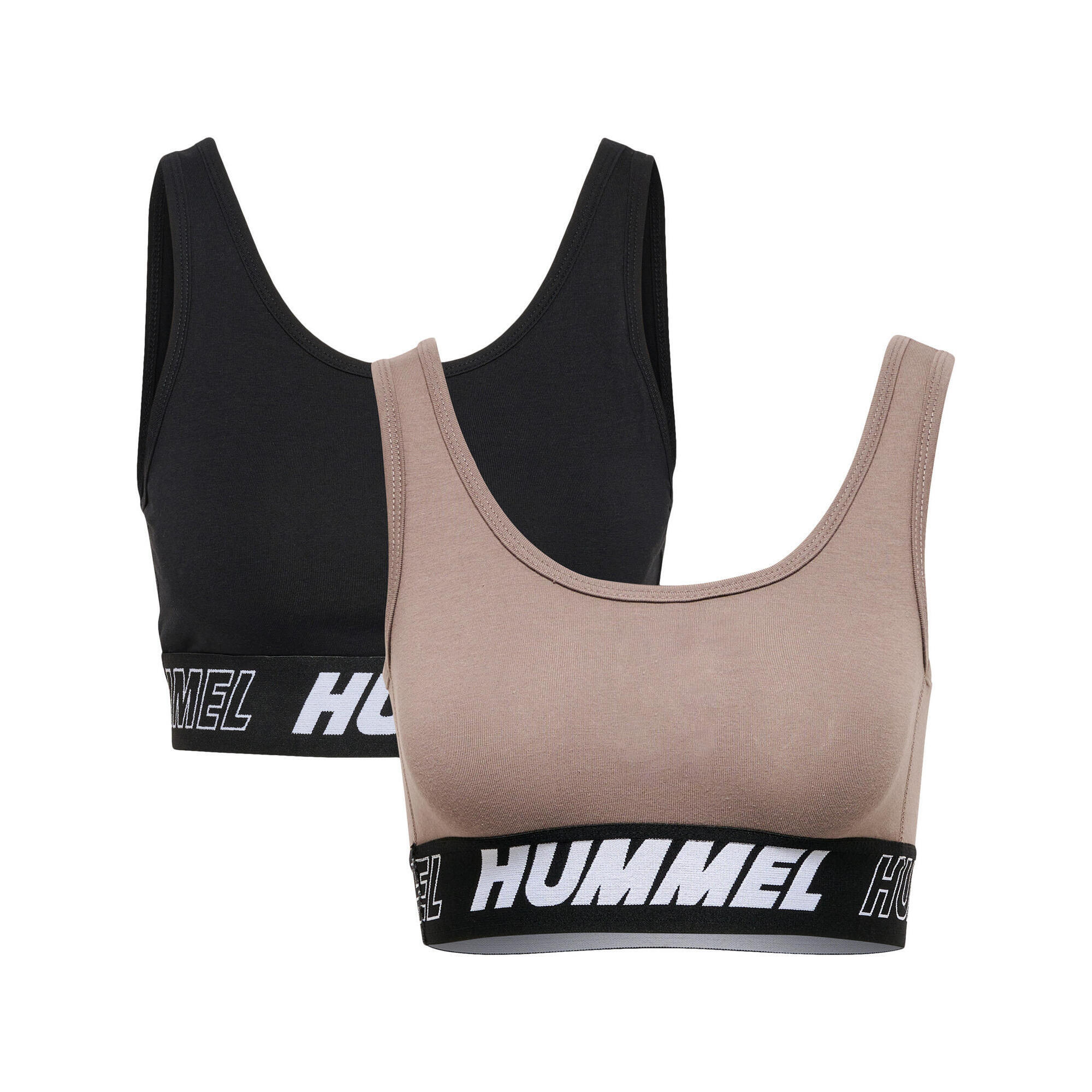 Damskie biustonosze sportowe Hummel TE Maja (x2)