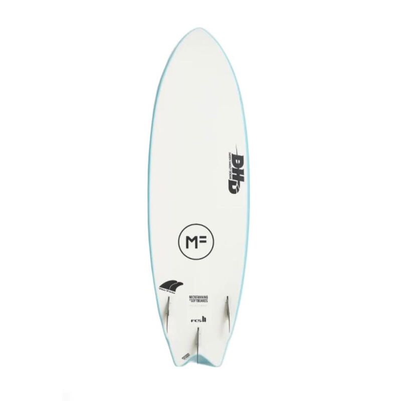 MF X DHD Twin 5’4 Softboard- Blue