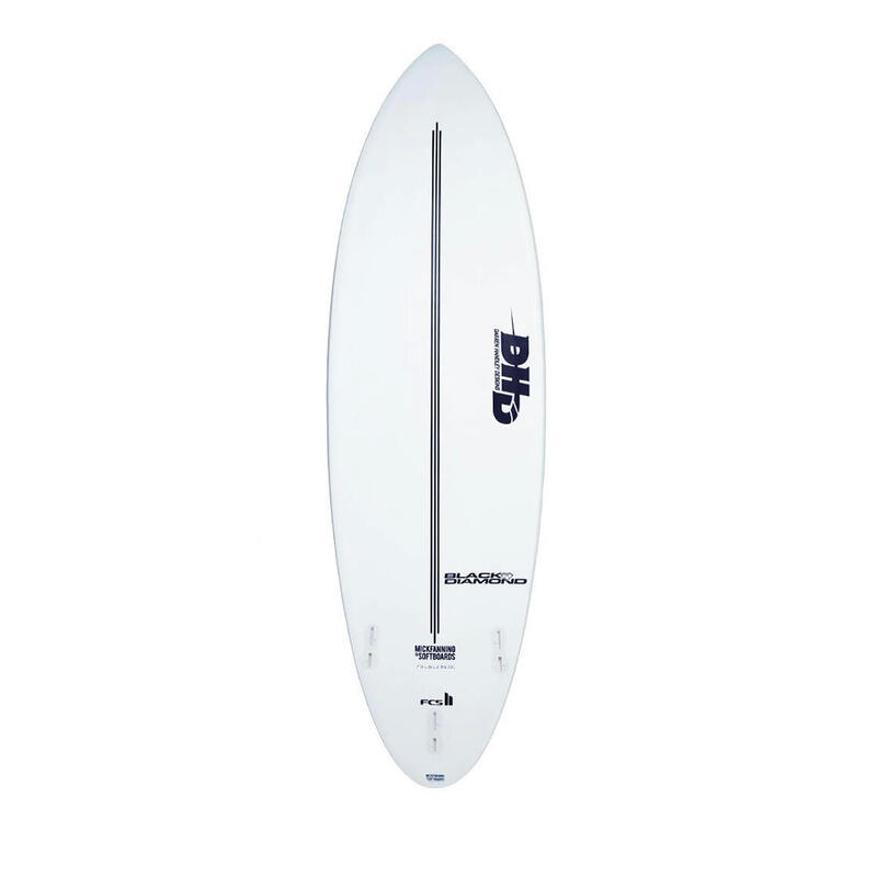TABLA DE SURF Softboards MF X DHD Black Diamond 5'10- Blanco