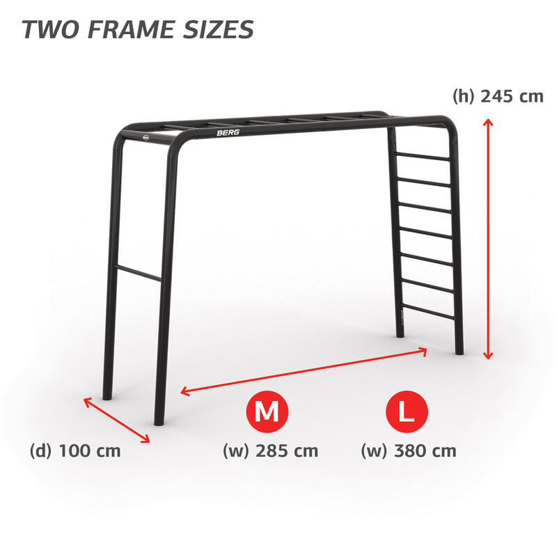 BERG Playbase 3-in-1 speeltoestel Large met 2 ladders