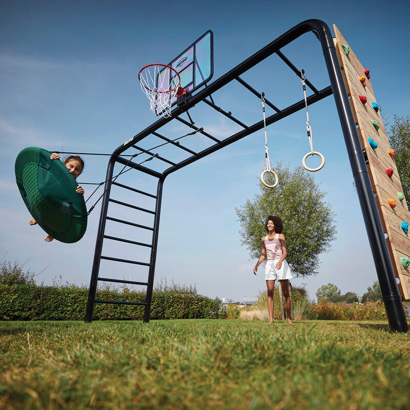 BERG Playbase 3-in-1 Medium met rekstok + ladder+ babyzitje + schommel