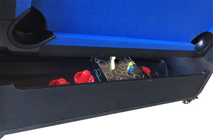 NORTH Twist 2in1 Max Air Hockey/Table De Billard Wood/Blanc 6FT 5/7