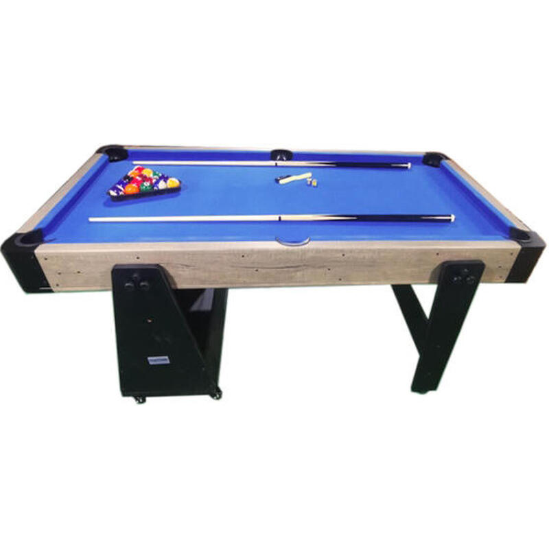 North Airhockey/Pooltafel Twist 2in1 Max Wood 6FT