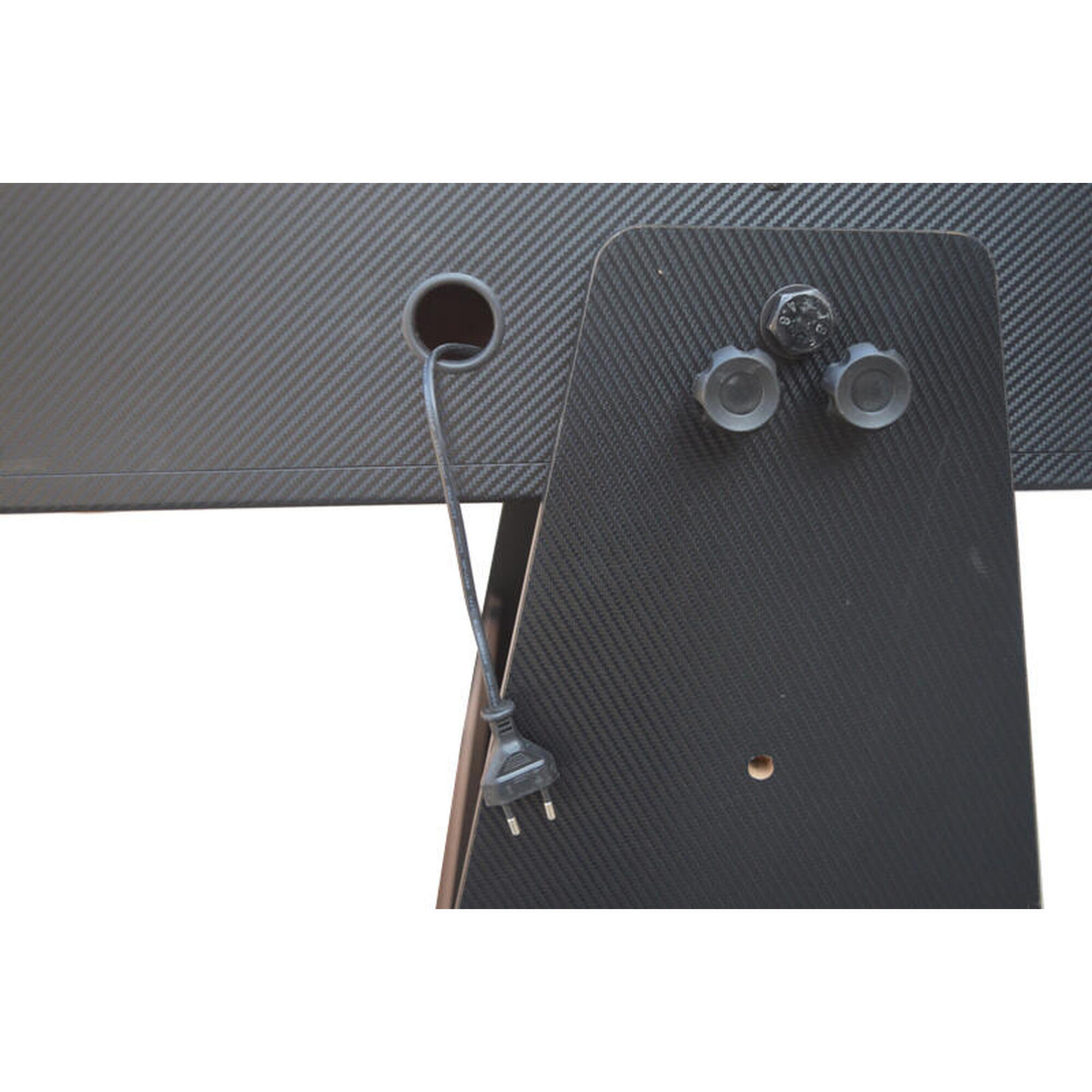 NORTH Twist 2in1 Max Air Hockey/Table De Billard Noir/Noir 6FT 6/7