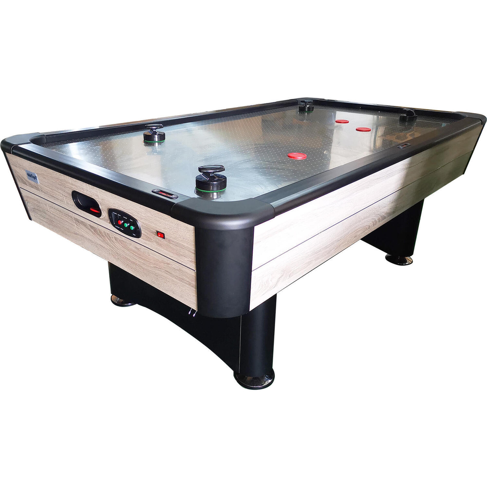 NORTH Typhoon Pro Wood/RVS Table De Air Hockey 7FT 2/3
