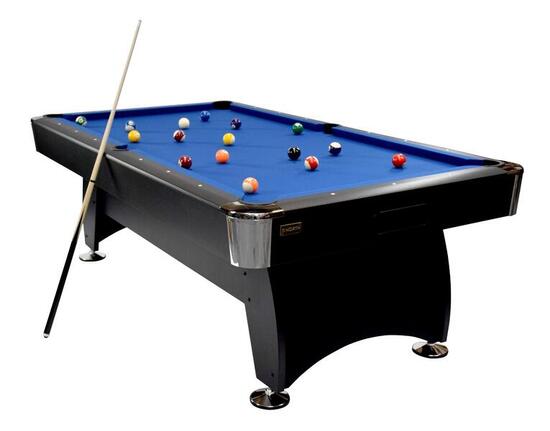 NORTH Gardone Billardtisch Schwarz/Blau 7FT