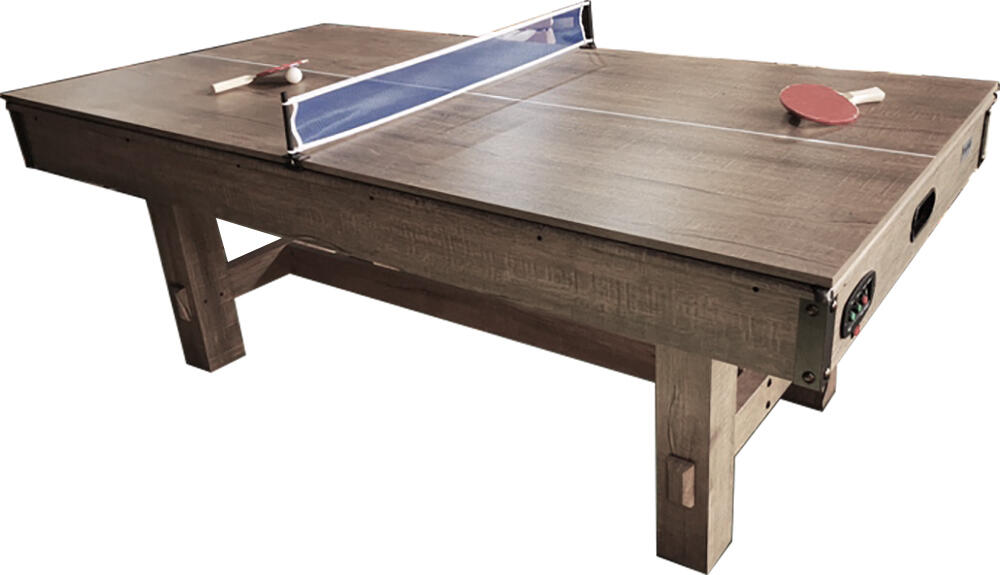 NORTH Dining Timber Table De Air Hockey Met Tennis De Table Wood/Blanc 7FT 4/5