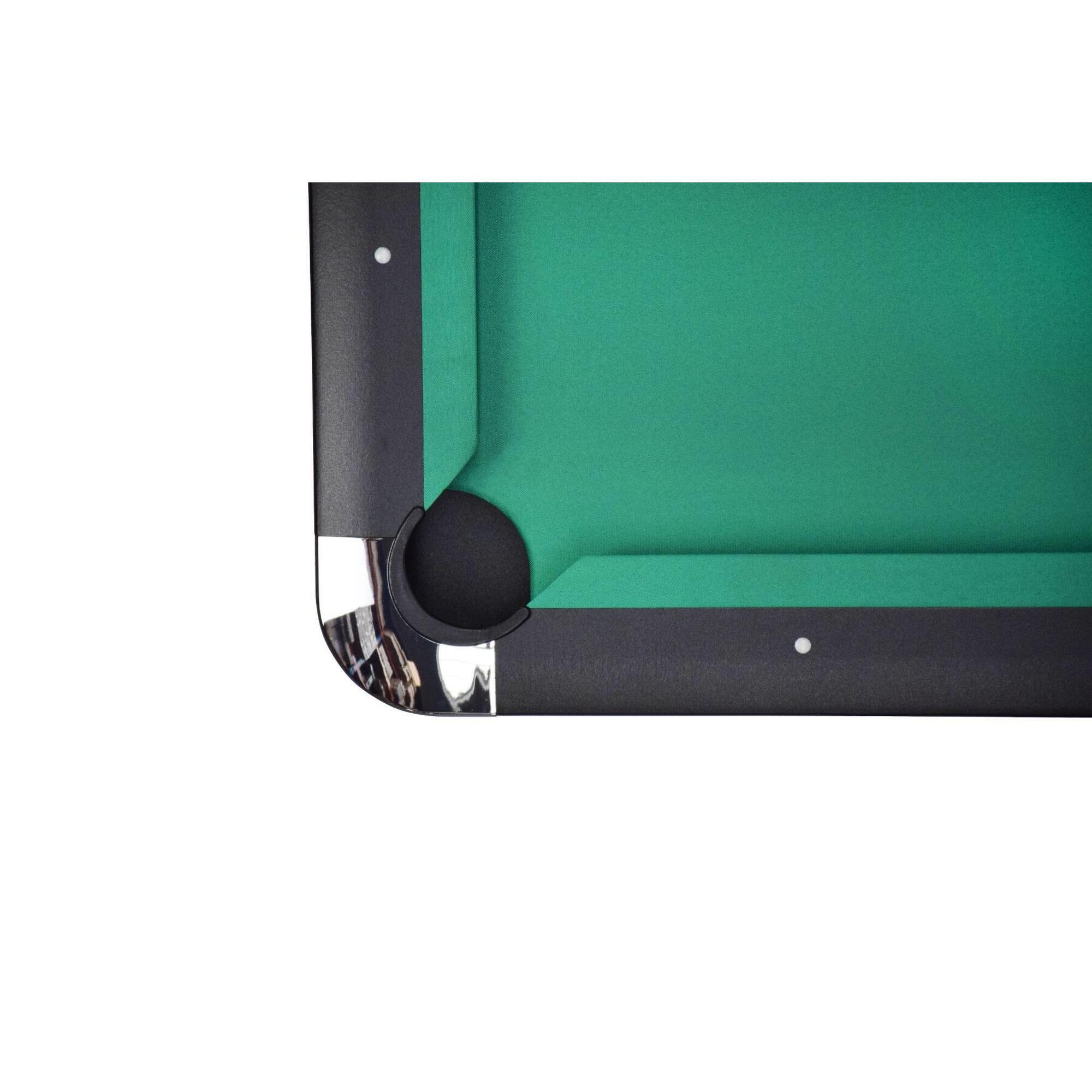 NORTH Gardone Pooltafel Zwart/Groen 8FT 3/7