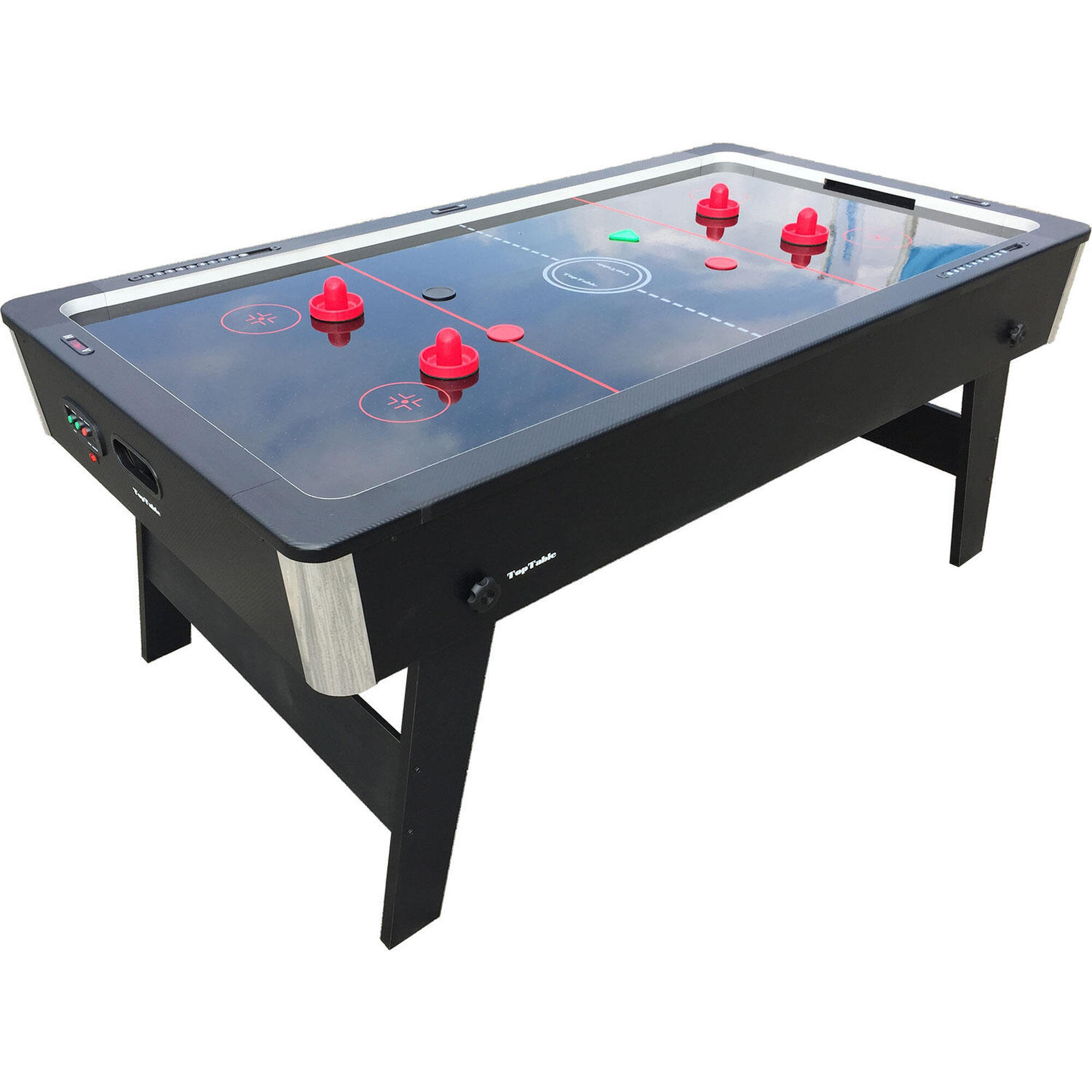 North Sports - North Foldy Carbon Table De Air Hockey Noir/noir 6,5ft - Table De Air Hockey - Noir - No Size - Decathlon