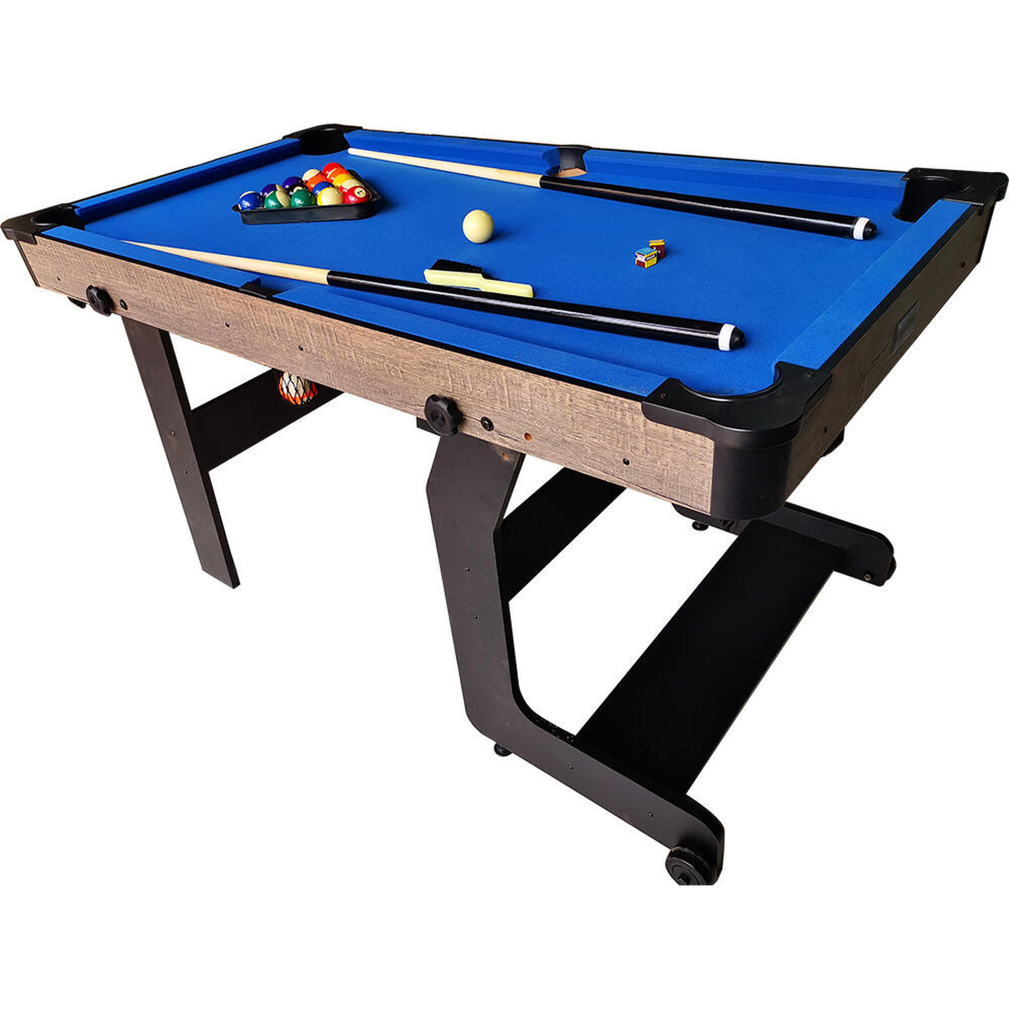 NORTH Pooltafel Fun Fold-Up Wood 5FT 2/5