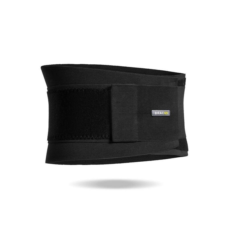 BS30 Unisex Lightweight Back Brace - Black