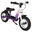 Bicicleta sin pedales infantil 10 pulgadas BIKESTAR classic lila 2 años