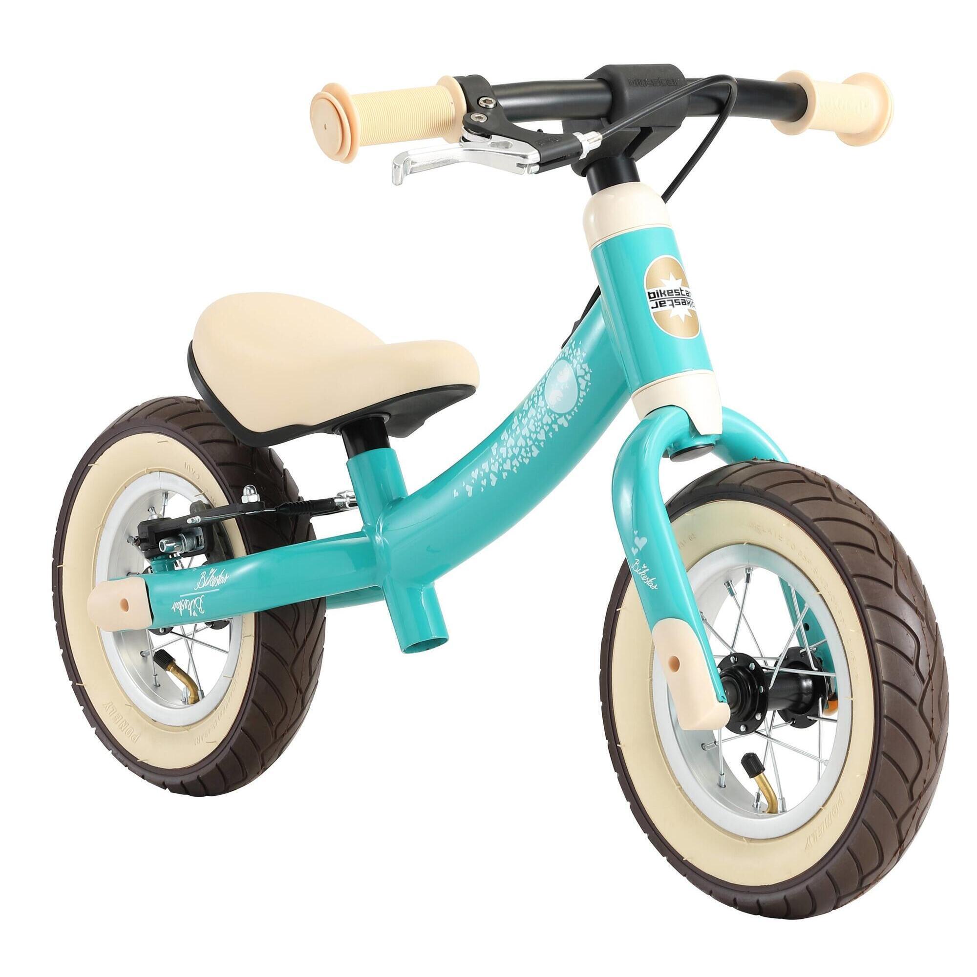 BIKESTAR Bikestar meegroei loopfiets Sport 10 inch, turquoise/vogels