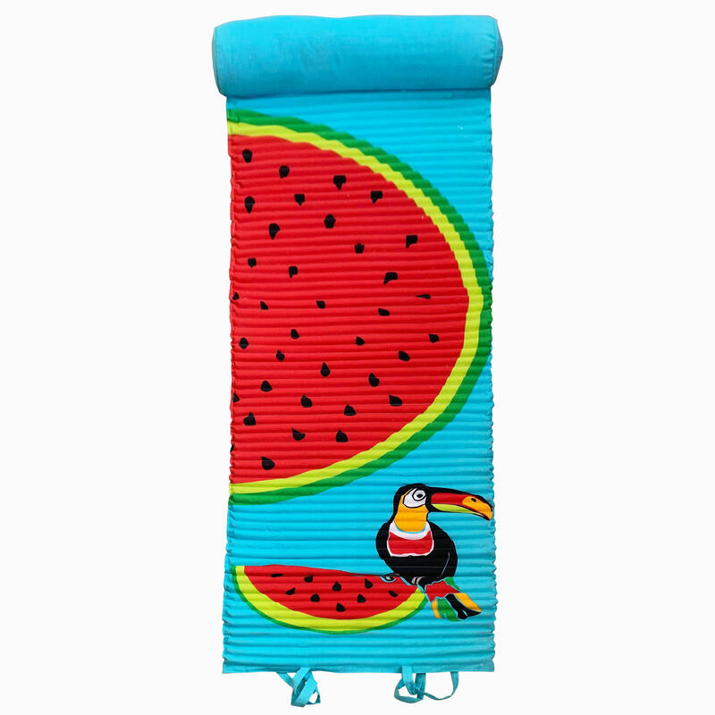 Strandmatras voor zonnebank Watermeloen 60 x 180