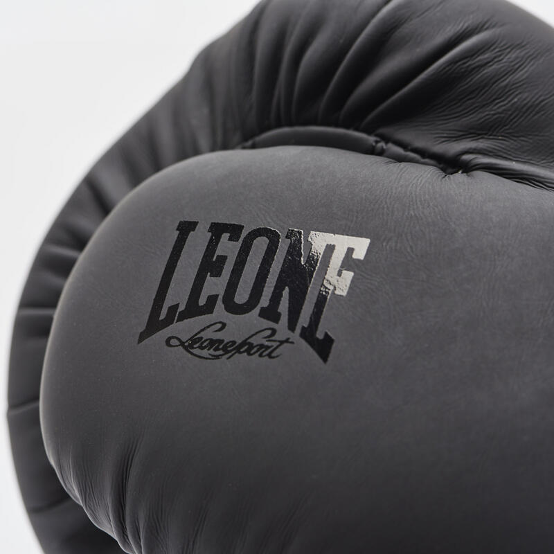 Gants de Boxe Black and white LEONE