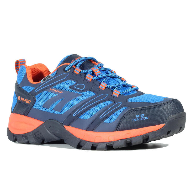 Zapatilla de Senderismo para Hombre Hi-Tec Muflon Low WP Azul Impermeable