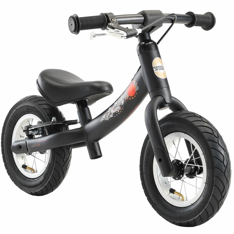 Bikestar meegroei loopfiets Sport 10 inch, zwart