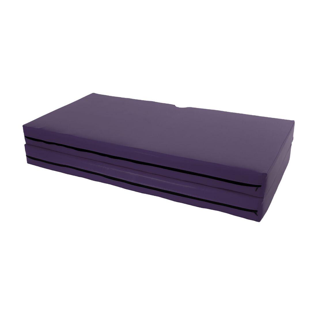 Vierkante Pole Dance Mat – Zijde 120 cm, Dikte 10 cm, M-pole 3/3