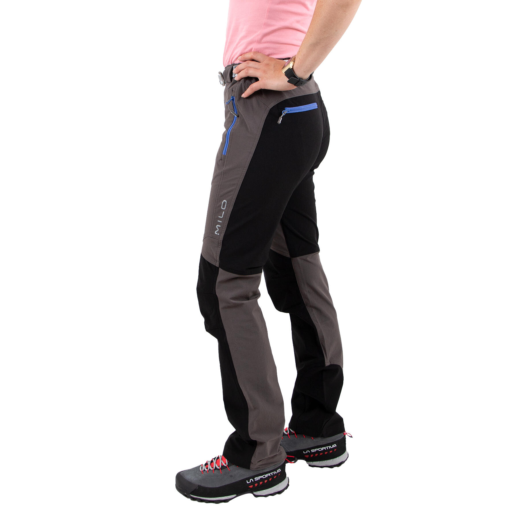 Pantaloni trekking donna Milo Vino Lady grigio/blu S 4/5