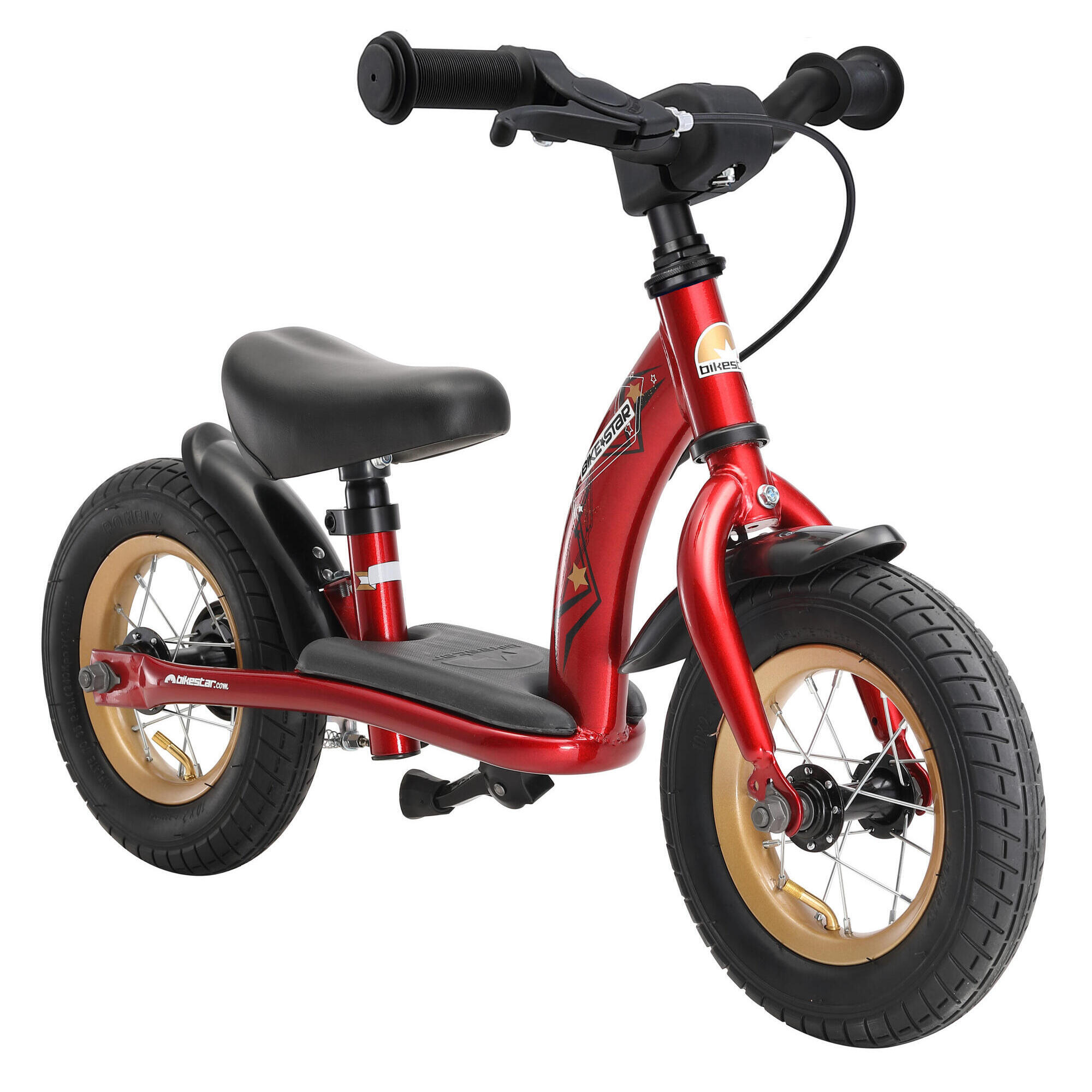 Bikestar - Draisienne 10 Pouces Enfant 2 Ans Classic - Vélo Enfant - Rouge - 10" - Decathlon