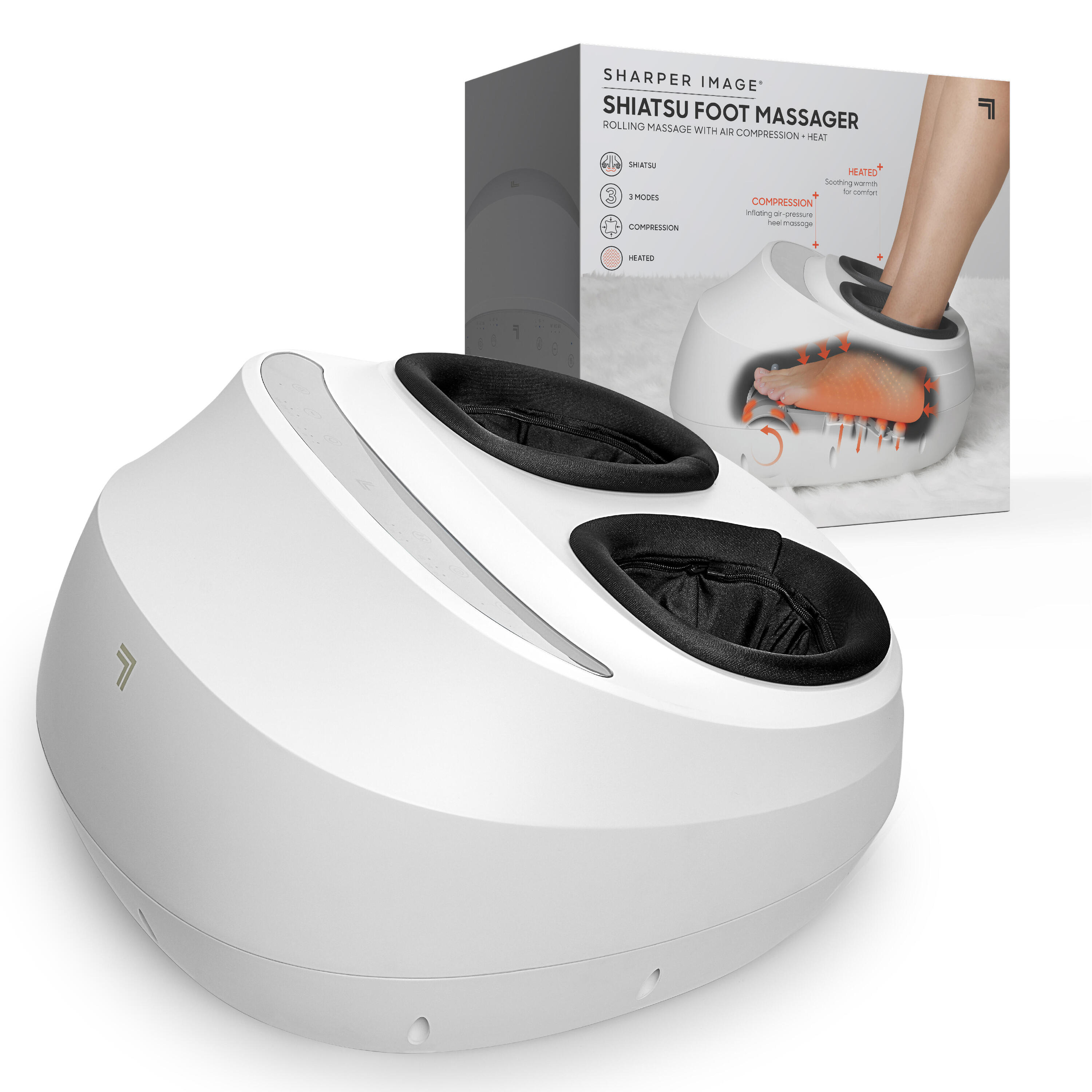 Sharper Image - Masseur de Pieds Shiatsu ergonomique 1/5