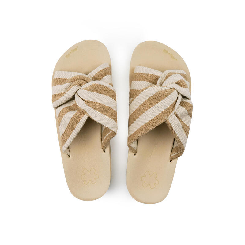 Klapki basenowe damskie Flip Flop Wedgy Twist