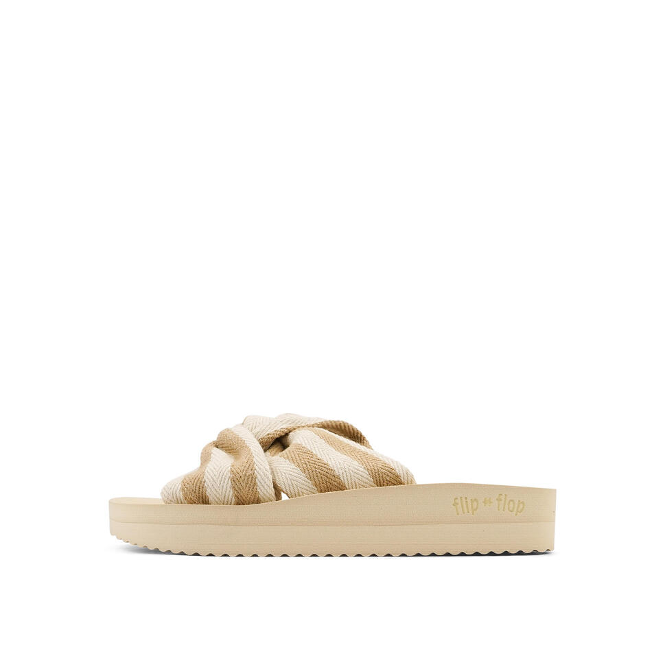Klapki basenowe damskie Flip Flop Wedgy Twist