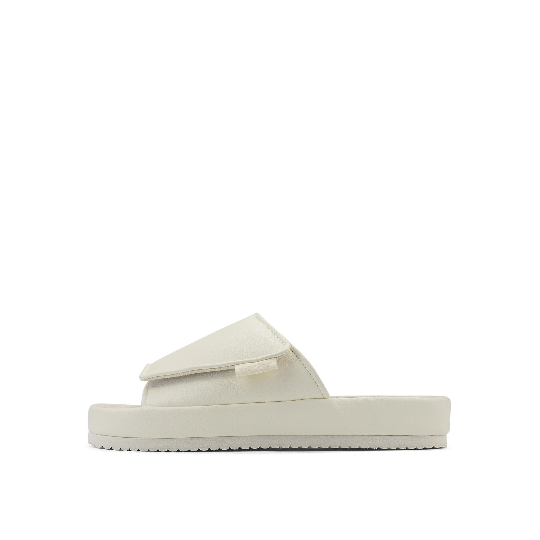 Femme slide*velcro Slides Beige clair 2/6