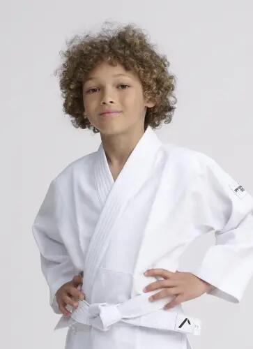 Kimono Judo Ippon Gear Beginner 2 Alb Junior 2/6